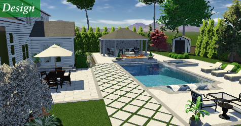 after shot of 3d design