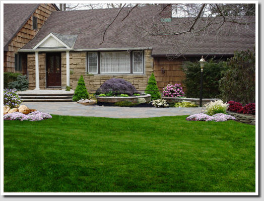 landscape design front of house