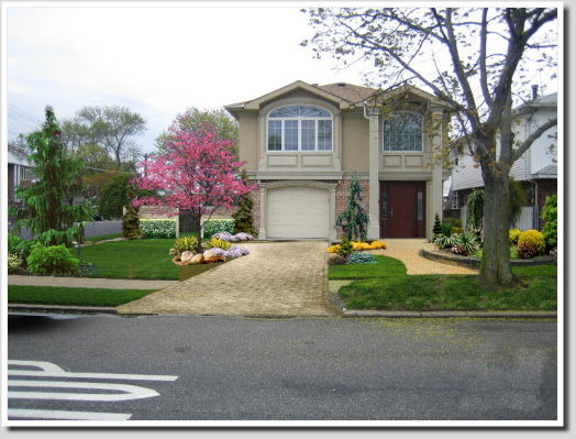 computer landscape design front of house